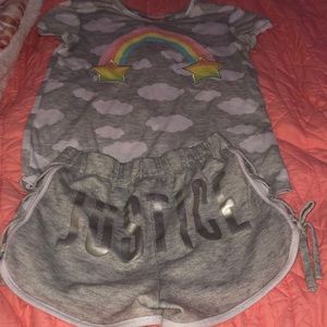 A kids pajama set